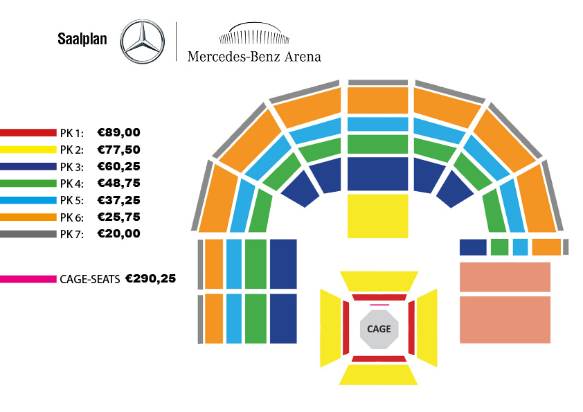 Mercedes benz arena berlin beste sitzplätze